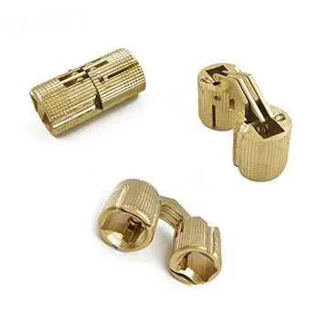 MIAO JIN Brass Barrel Hinges - Durable 180 Degree Opening