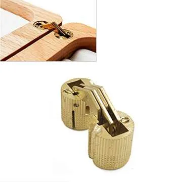 MIAO JIN Brass Barrel Hinges - Durable 180 Degree Opening