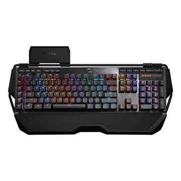 G.SKILL RIPJAWS KM780 RGB On-The-Fly Macro Mechanical Gaming Keyboard, Cherry MX Red