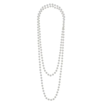 Elegant 62" Faux Pearl Necklace for Fashion-Forward Women