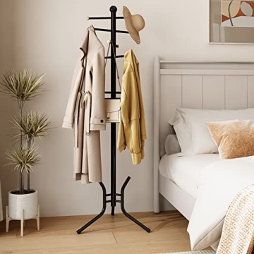 Wisdom Star Freestanding Coat Rack with 12 Hooks