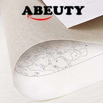 ABEUTY DIY Paint by Numbers Seaside Lighthouse Kit