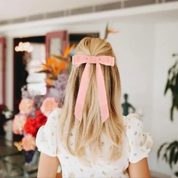 Velvet Hair Scrunchies Rabbit Ear Design 10 Colors