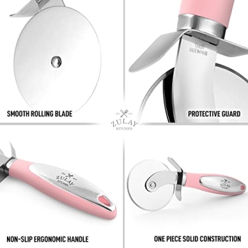 Zulay Kitchen Premium Pizza Cutter - Effortless Slicing