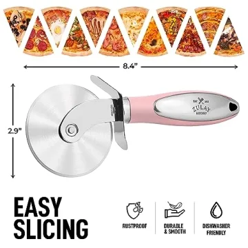 Zulay Kitchen Premium Pizza Cutter - Effortless Slicing