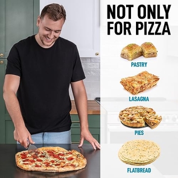 Zulay Kitchen Premium Pizza Cutter - Effortless Slicing