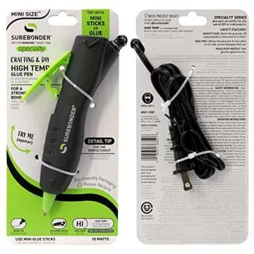 Surebonder GP-100F Ergonomic Hot Glue Pen for Crafting