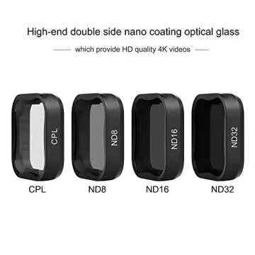 SOONSUN 4-Pack Lens Filter Kit for GoPro Hero 5 6 7 Black