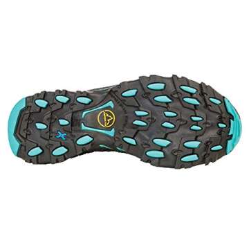 La Sportiva Womens Wildcat 2.0 GTX Trail Running Shoes, Carbon/Aqua, 6.5