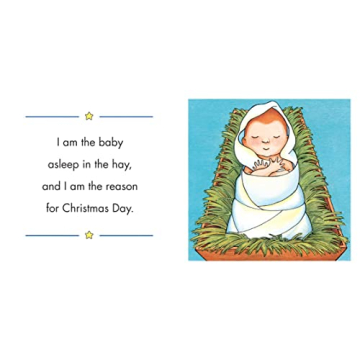Engaging Christmas in the Manger Board Book for Toddlers
