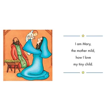 Engaging Christmas in the Manger Board Book for Toddlers