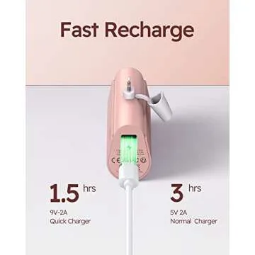 VEGER Mini Portable Charger for iPhone, 5000mAh 20W PD Fast Charging Battery Pack, Cordless Portable External Backup Charger for iPhone 13, 12, 11, 8, 7, XR, XS Max, Pro Max, AirPods