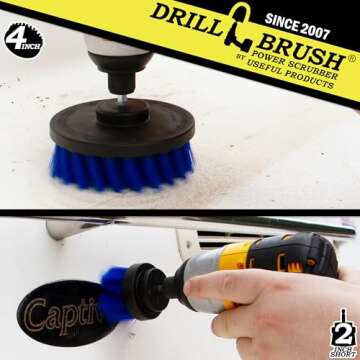 Drill Brush - Scrub Brush - Drill Brush Attachment - Cleaning Brush for Drill - Drill Brush Power Sc...