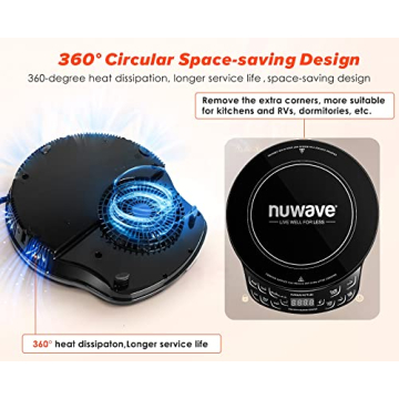 NuWave Flex Induction Cooktop with Precision Temperature Control