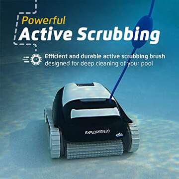 Dolphin Explorer E20 Robotic Pool Vacuum Cleaner - Ultimate Cleaning Efficiency!