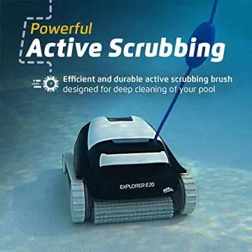 Dolphin Explorer E20 Robotic Pool Vacuum Cleaner - Ultimate Cleaning Efficiency!
