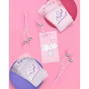 xo, Fetti Bachelorette Party Last Disco Drink Pouches - 15 count | Disco Bach Party Drinkware, Groovy Bridal Shower Party Cups, Bridesmaid Favor, Bride to Be Gift, 70's Dancing Queen Supplies