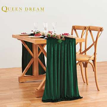 Table Runners Velvet Cotton Table Runner Emerald Velvet Aisle Runner Wedding Table Runner Green Birthday Bachelor Party Holiday Party Event Supplies