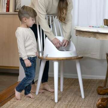 Ingenuity: ity by Ingenuity Simplicity Seat Easy-Clean Baby Booster Feeding Chair – Oat