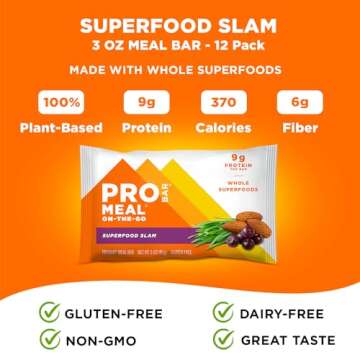 Healthy PROBAR Meal Bar - Gluten-Free, Non-GMO Snack