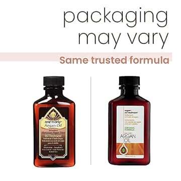 one 'n only Argan Oil Hair Treatment - Hair Oil Smoothes and Strengthens Dry Damaged Hair, Eliminates Frizz, Creates Brilliant Shines, Non-Greasy Formula, 3.4 Fl. Oz