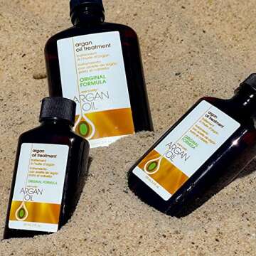 one 'n only Argan Oil Hair Treatment - Hair Oil Smoothes and Strengthens Dry Damaged Hair, Eliminates Frizz, Creates Brilliant Shines, Non-Greasy Formula, 3.4 Fl. Oz