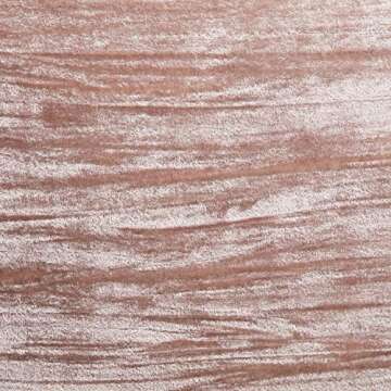 Amazon Brand – Rivet Modern Velvet Duvet Cover and Sham Set - Full or Queen, Blush