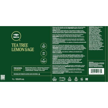 Tea Tree Lemon Sage Thickening Shampoo for Full Body