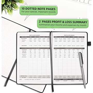 Durable Undated Income & Expense Tracker for Any Budget