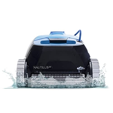 Dolphin Nautilus CC Robotic Pool Cleaner - Effortless Wall Climbing & Top Load Filter