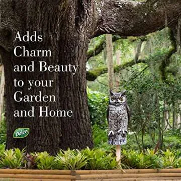 Dalen Fake Owl Decoy - Effective Bird Scarecrow for Gardens