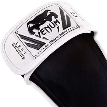 Venum Elite Shinguards - Durable, Lightweight, Shock Absorbing