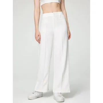 Stylish CIDER Solid Stitch Straight Leg Trousers for All Occasions