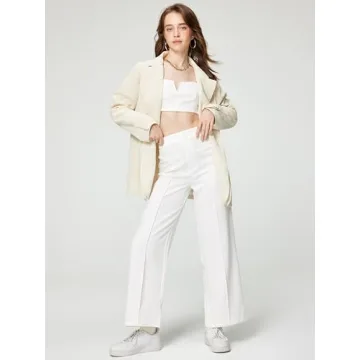 Stylish CIDER Solid Stitch Straight Leg Trousers for All Occasions