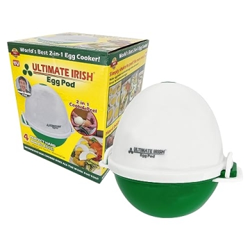 Ultimate Irish Egg Pod - Ronnie Neville’s Original Microwave Egg Cooker for Effortless Cooking
