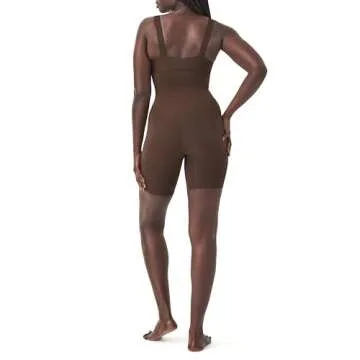SPANX High-Waisted Seamless Shapewear Shorts in Chestnut