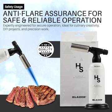 Higher Standards Big Shot Torch for Cooking and DIY