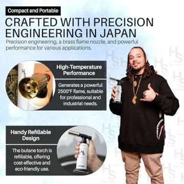 Higher Standards Big Shot Torch for Cooking and DIY