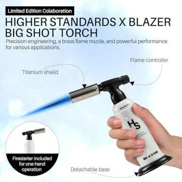 Higher Standards Big Shot Torch for Cooking and DIY