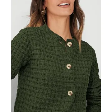 PRETTYGARDEN Women's Cotton Cardigan - Stylish & Comfy