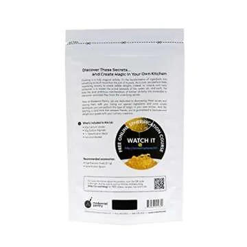 Reverse Spherification Kit [Molecular Gastronomy] ⊘ Non-GMO Gluten-Free Vegan OU Kosher Certified Ingredients