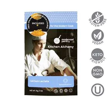 Reverse Spherification Kit [Molecular Gastronomy] ⊘ Non-GMO Gluten-Free Vegan OU Kosher Certified Ingredients