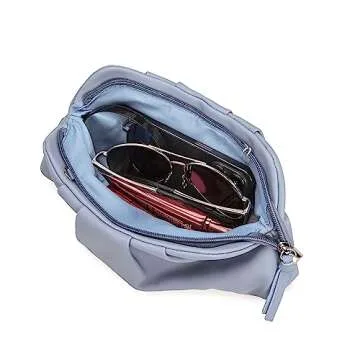 Chic Vegan Leather Pleated Clutch Bag for Women