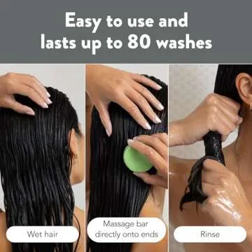 Ethique In The Buff Unscented Solid Conditioner Bar for Sensitive Skin - Sulfate-Free, Plastic-Free, Vegan, Cruelty-Free, Eco-Friendly, 2.12 oz (Pack of 2)