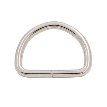 BIKICOCO Metal D-Rings - Versatile Hardware for Crafting