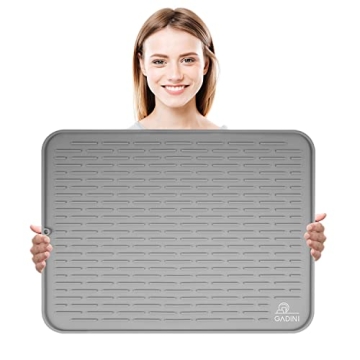 Silicone Dish Drying Mat - Extra Large & Easy to Clean