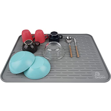 Silicone Dish Drying Mat - Extra Large & Easy to Clean