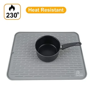 Silicone Dish Drying Mat - Extra Large & Easy to Clean