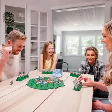 Wild Flowers Family Fun Strategy Game, Grow & Claim Flowers by Placing Tiles & Bumble Bees to Secure Your Blooms Before Others, Complete Garden Cards to Score Big! Solo Play & 1 to 4 Players Aged 8+