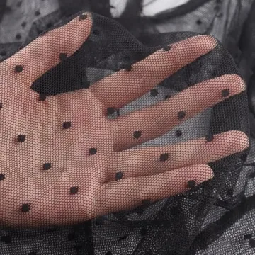 Noomelfish Girls Lace Long Sleeve Layering Top Black